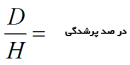 درصد پرشدگی فاضلاب روها